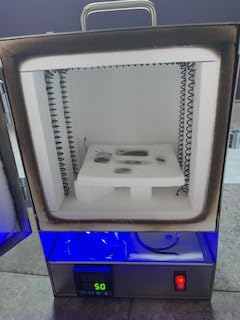 RapidFire Pro-LP Electric Kiln Furnace 2200°F 10 Min Melt Gold - Programmable Controller customer photo 2