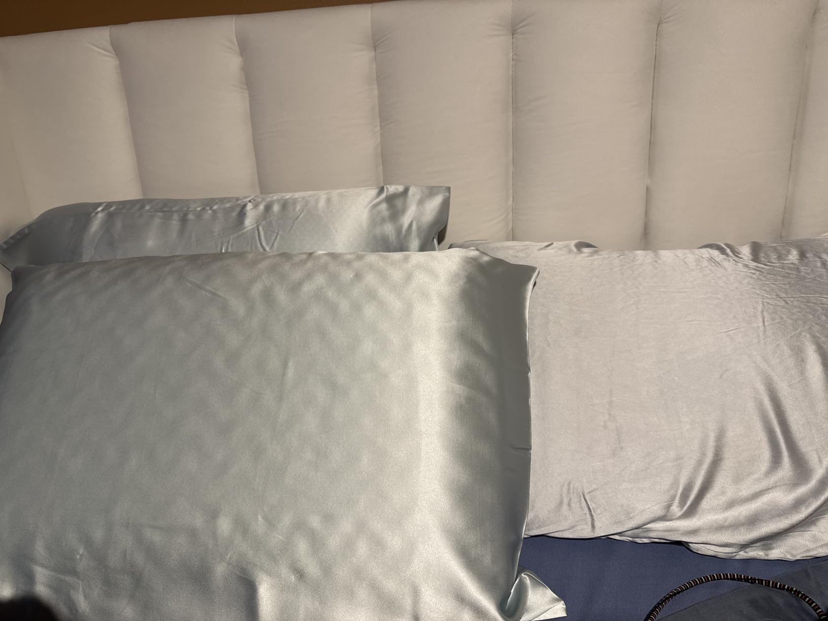 Fishers Finery 30mm 100% Pure Mulberry Silk Pillowcase, Quality Tested (White, King) customer photo 1