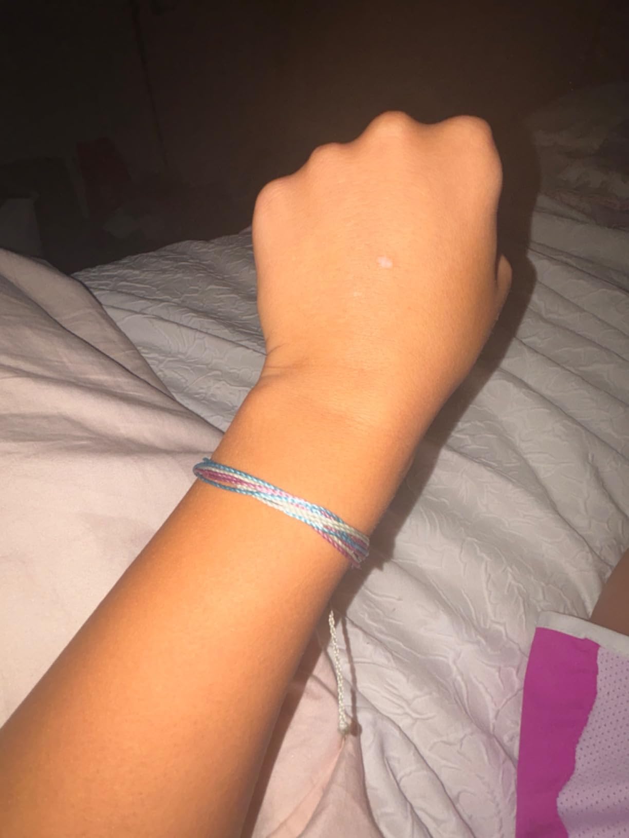 Pura Vida Original Bracelet - 100% Waterproof and Handmade w/Coated Charm, Adjustable Band customer photo 2