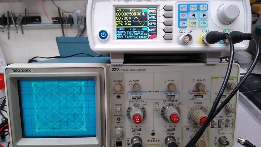 Koolertron Upgraded 60MHz DDS Signal Generator Counter, High Precision Dual-Channel Arbitrary Waveform Function Generator Frequency Meter 200MSa/s (60MHz) customer photo 2