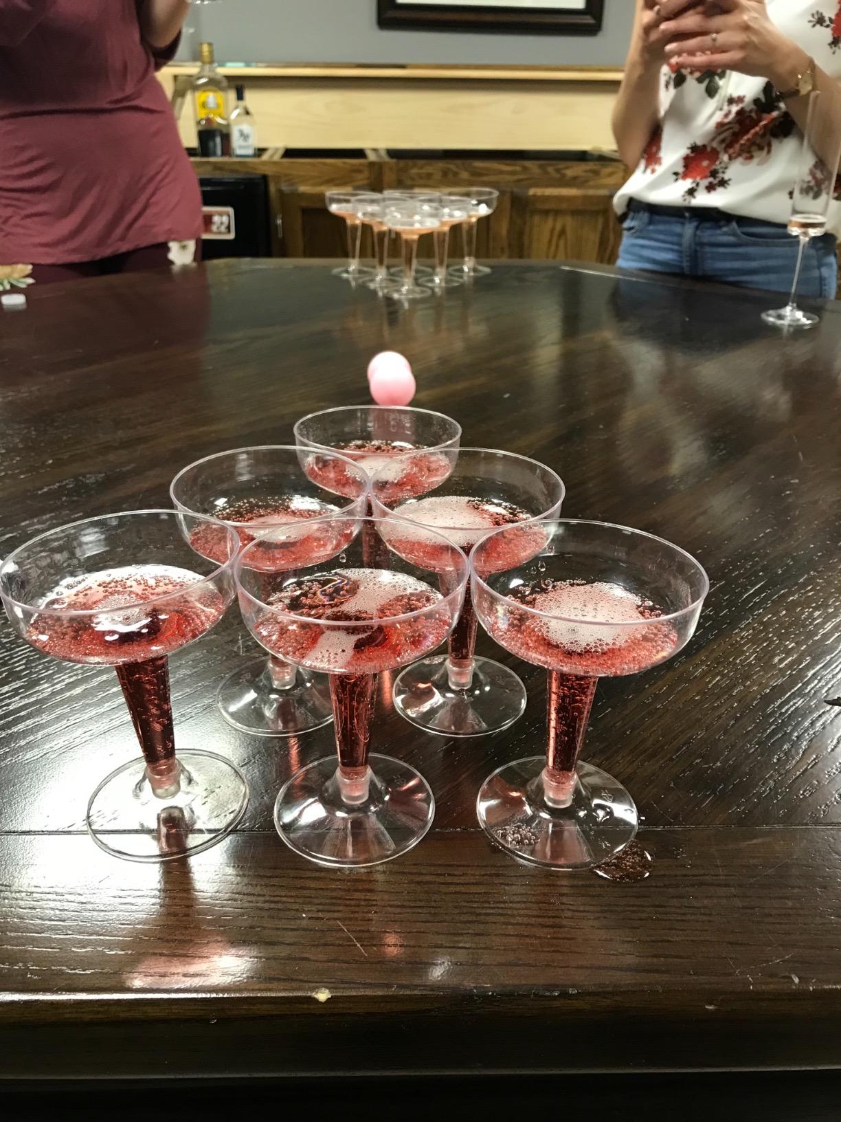 Talking Tables Prosecco Pong Drinking Party Game Includes Balls | Games for Bachelorette Party, Girls Night, Birthday, Bridal Shower, NYE, Christmas, 12 Glasses customer photo 1