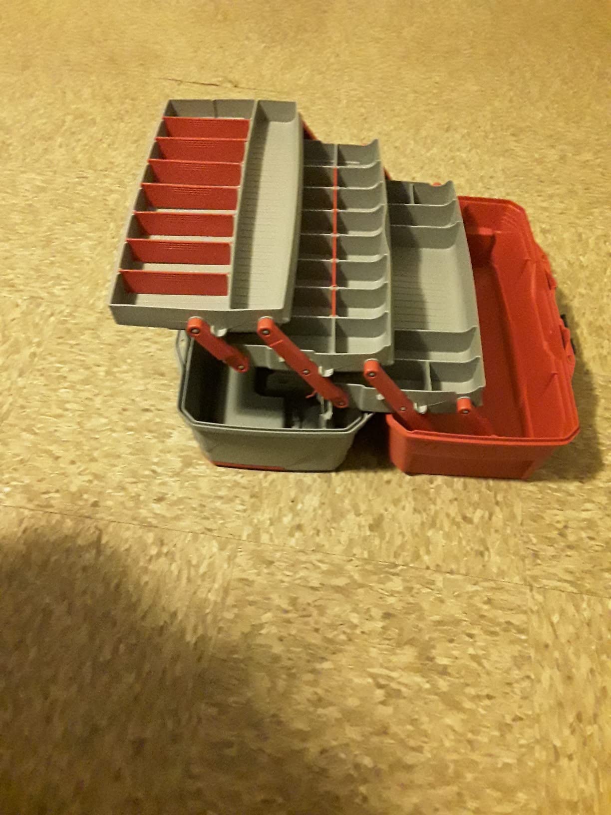 Flambeau Outdoors 6383TB 3-Tray Tackle Box - Classic Fishing Lure Storage Organizer, Large Portable Tackle Box, 32 Tray Compartments customer photo 2