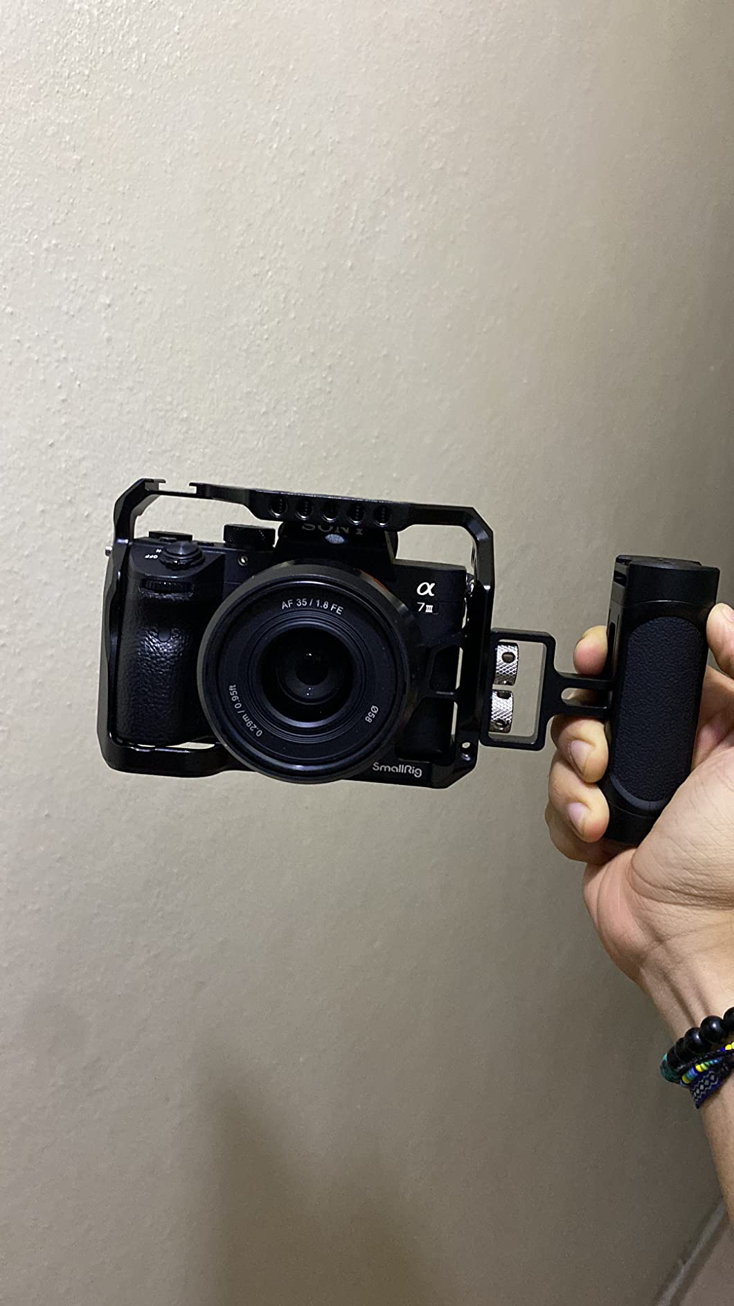 SmallRig A7RIII/A7III/A7M3 Camera Cage for Sony A7RIII/A7III/A7M3 Camera (ILCE-7RM3/A7R Mark III), w/Shoe Mount, Built-in NATO Rail, Accessible for Sony XLR-K2M/K1M - 2087 customer photo 2