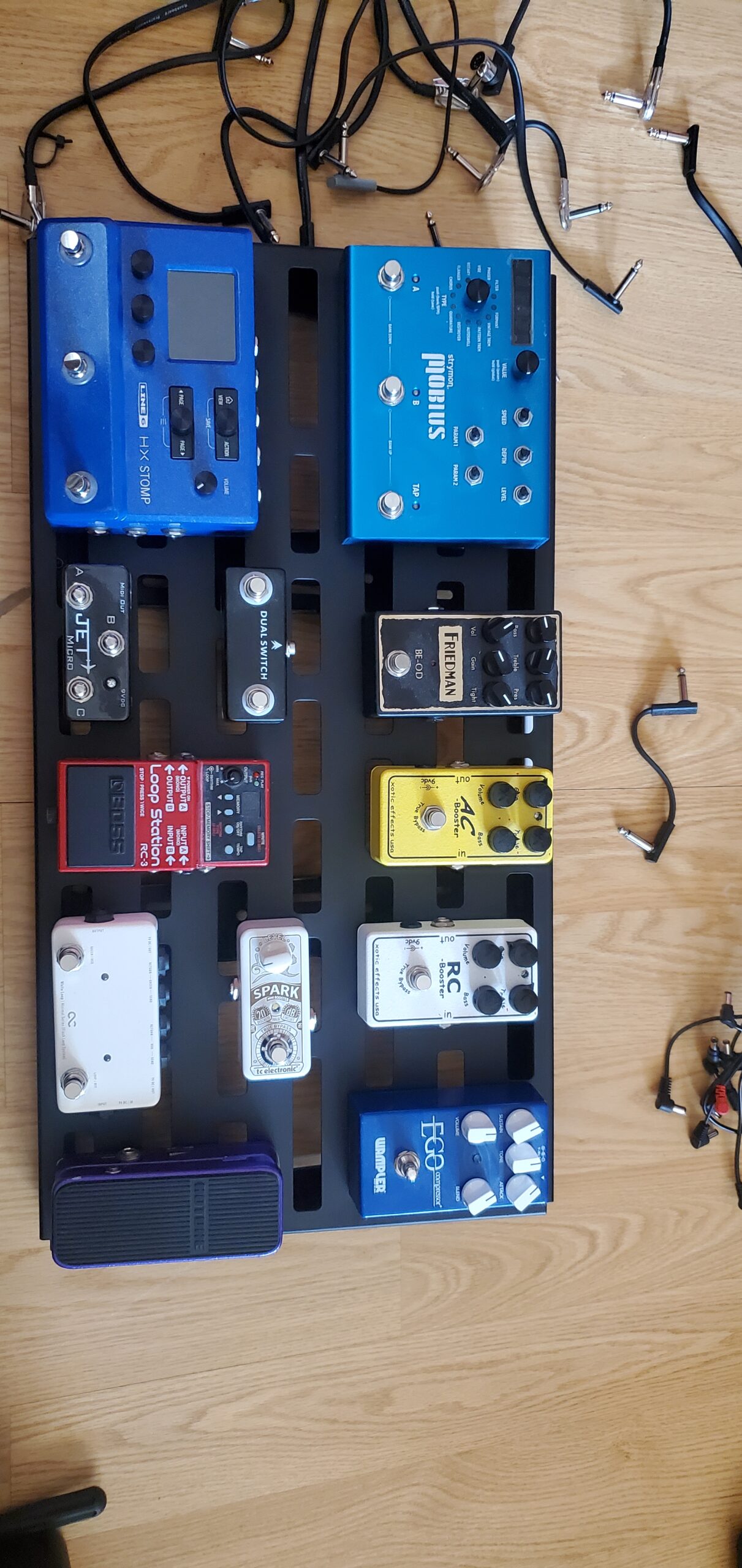 Warwick RockBoard QUAD 4.2-24.01in x 12.83in Effect Pedalboard w/Gig Bag customer photo 1