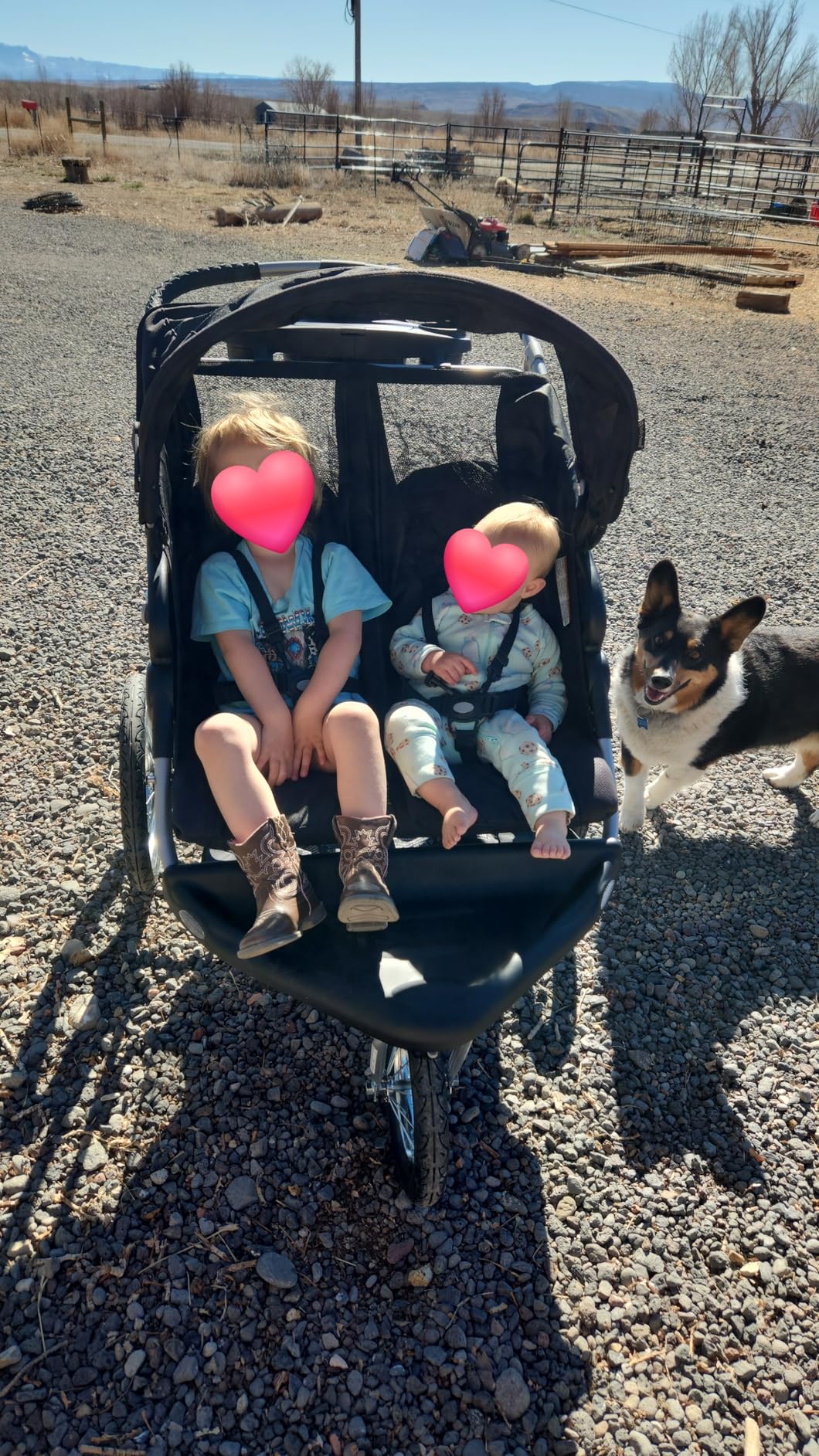 Baby Trend Expedition Double Jogger Stroller, Griffin customer photo 2