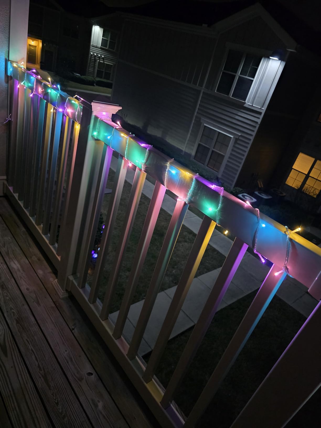 JMEXSUSS 100 LED String Lights Indoor Bedroom, 8 Modes Warm White Christmas Lights Plug in, 33ft Connectable Room Fairy Twinkle Light Outdoor for Mirror Room Home Garden Xmas Tree customer photo 1