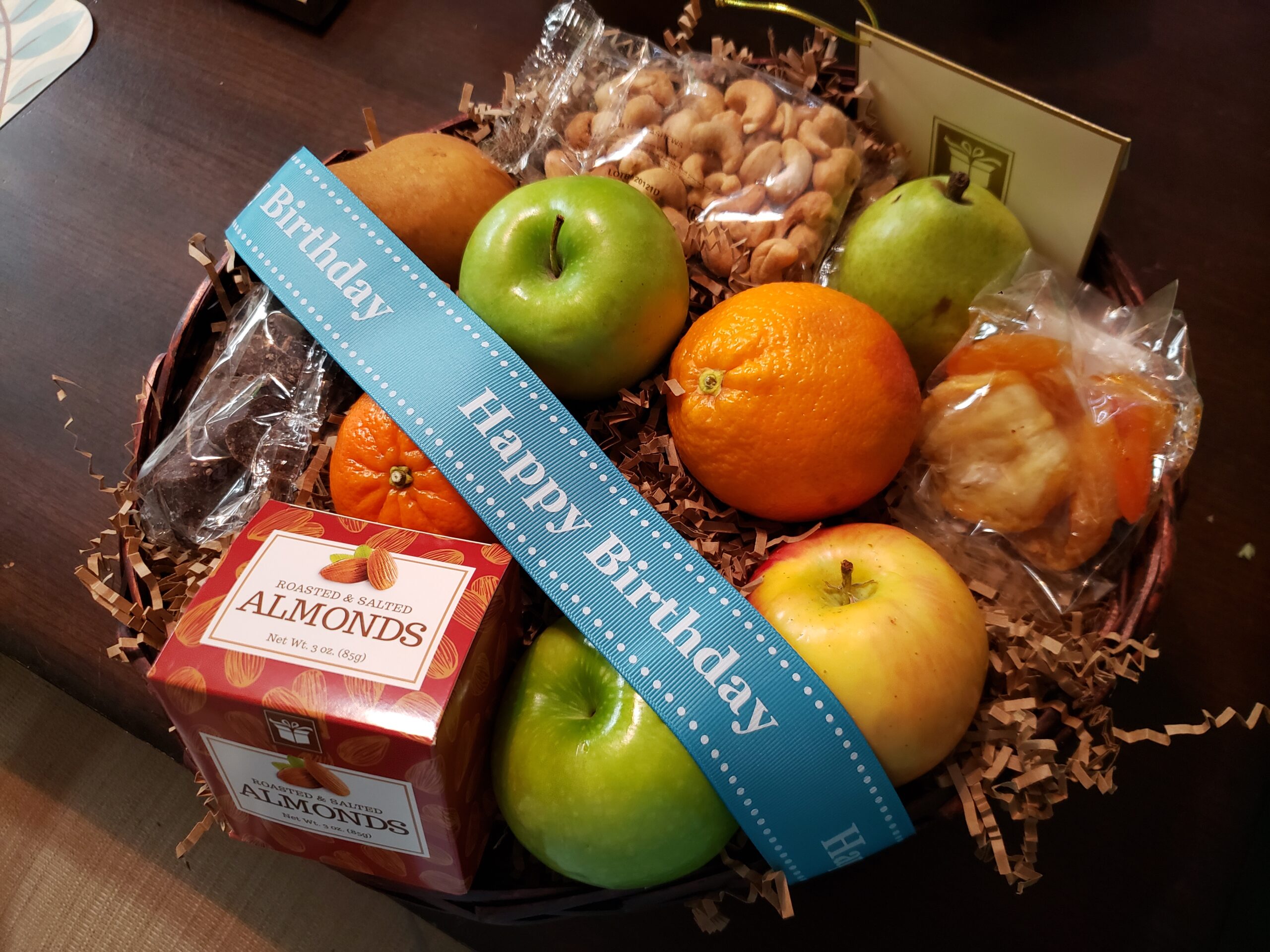 Happy Birthday Orchard Delight Fruit and Gourmet Gift Basket customer photo 1