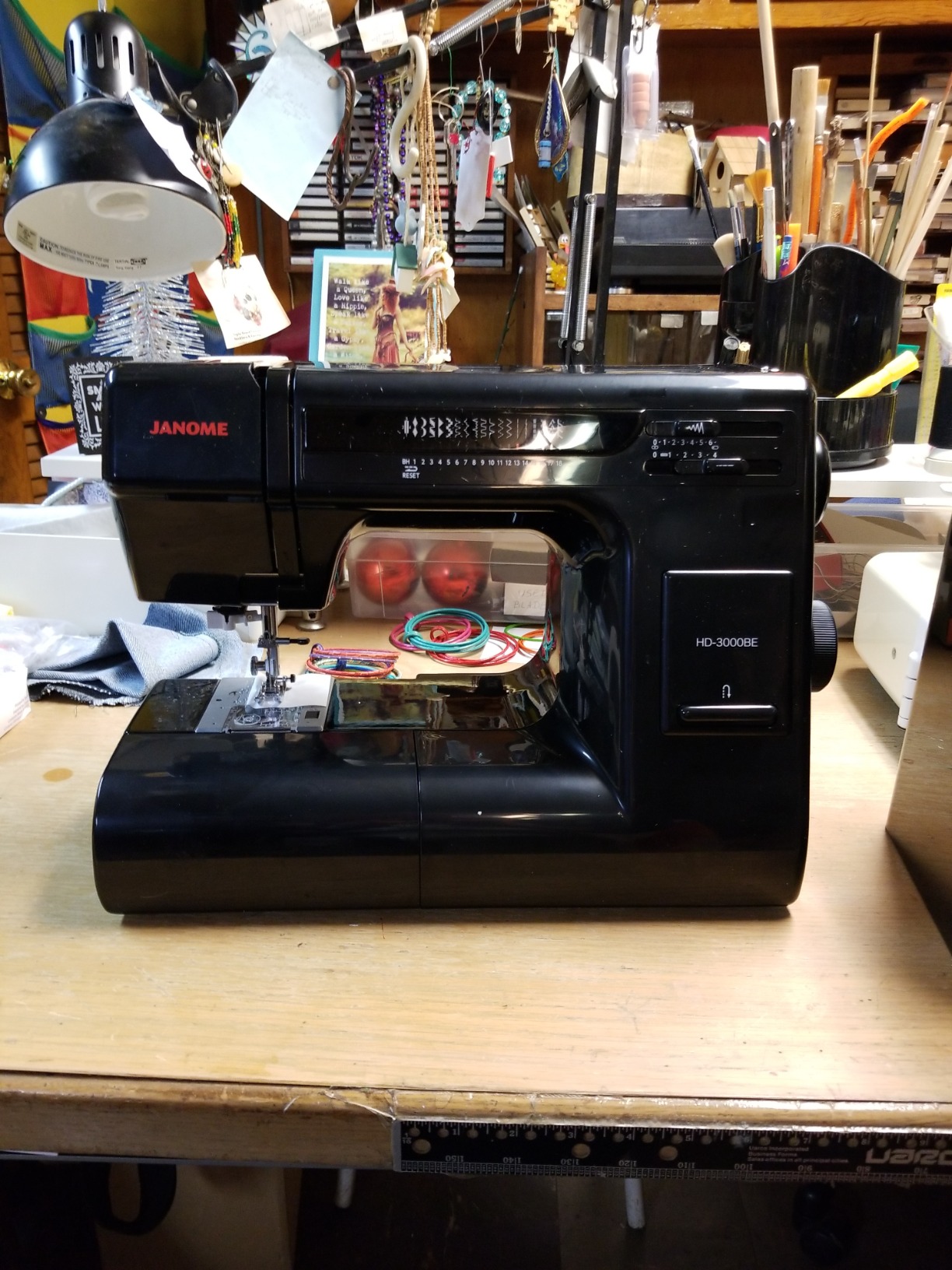 Janome Heavy Duty HD-3000 Black Edition Sewing Machine with Bonus 6 Piece Quilting Kit customer photo 1