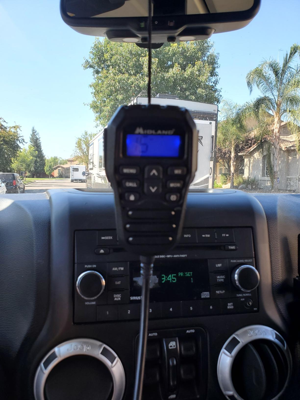 Midland - MXT275 MicroMobile GMRS Radio - 15 watts Two-Way Radio with Integrated Control Microphone - Overland Caravanning Tractors - Detachable External Magnetic Mount Antenna - 8 Repeater Channels customer photo 1