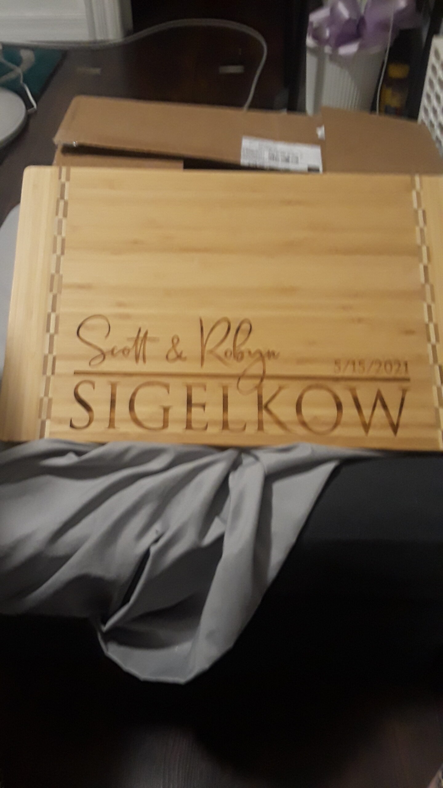 Personalized Cutting Board, Housewarming Gift - 12 Designs - Wedding Gifts for Couple, Kitchen Sign - House Warming Present for New Home customer photo 1