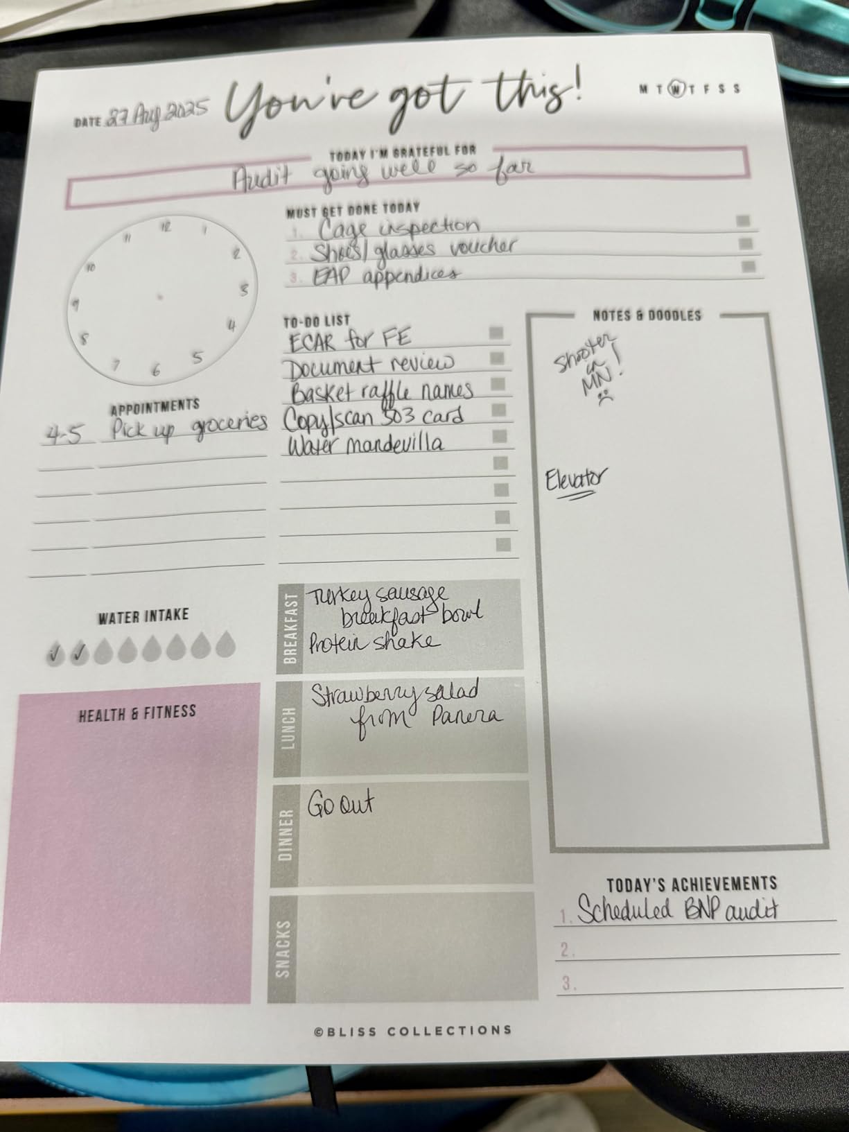 Boost Productivity with Undated Daily Planner - 50 Tear-Off Sheets - Goal Setting, Tasks & Notes - Organization & To-Do List (8.5 x 11) customer photo 1