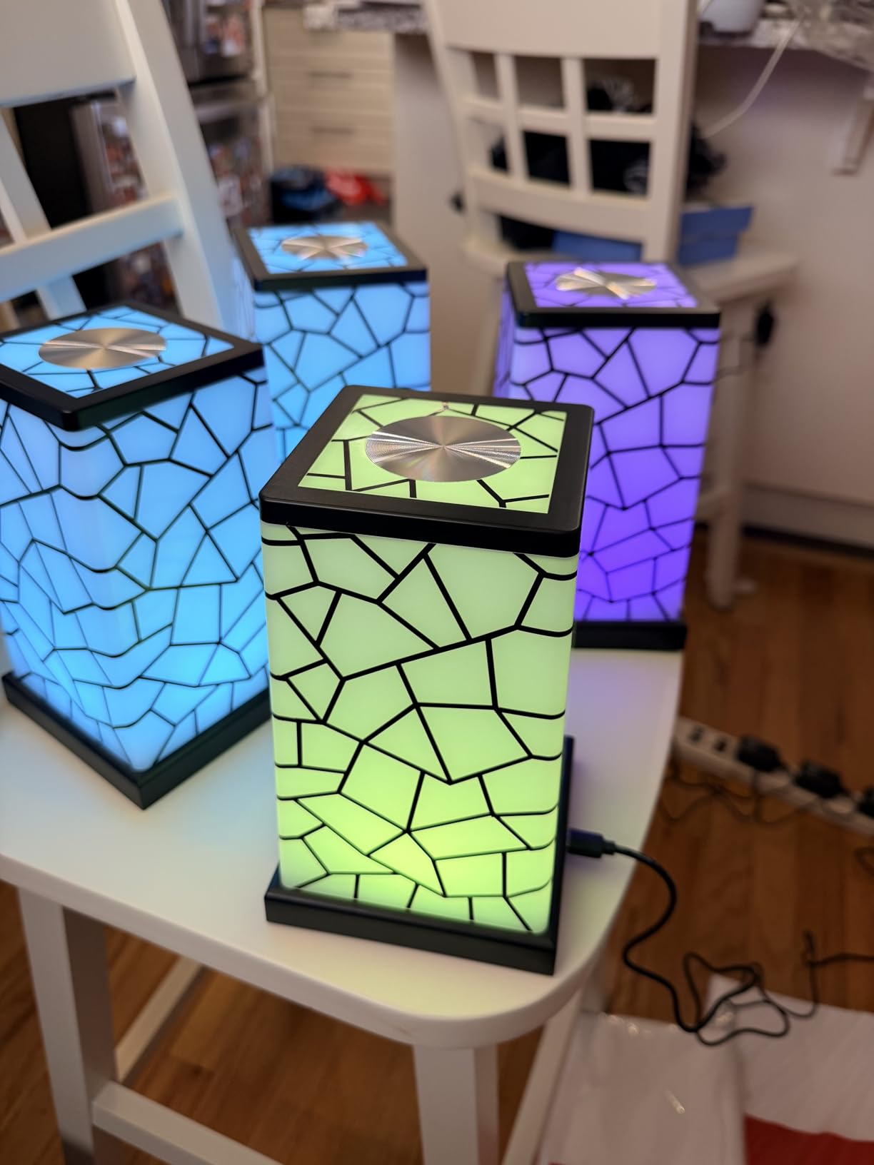 Friendship Lamp® by Filimin Classic - Best Friend Lamps Wi-Fi Touch Lamp LED Light for Long-Distance, Connection, Relationship, Friendship, Gifts, Love, 200+ Colors, App Setup - Single customer photo 2