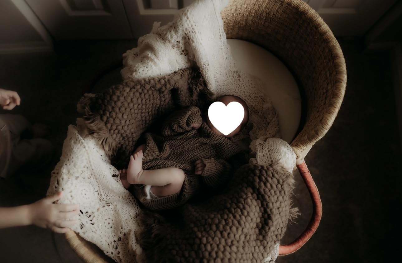 Zeroest Baby Photography Props Basket Braid Wool Wrap Newborn Photo Shoot Baskets Filler Posing Stuffer Background Blanket customer photo 1