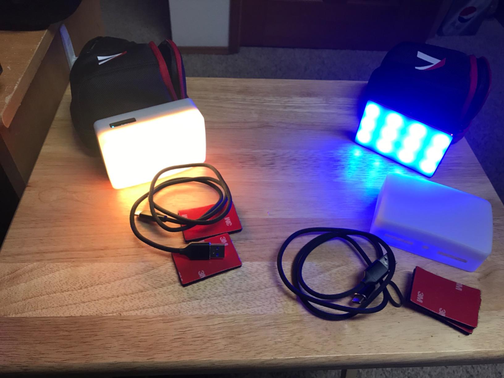 Amaran MC RGBWW Mini On Camera Video Light, 3200K-6500K, CRI/TLCI 96+, HSI Mode, Support Magnetic Attraction, App with USB-C PD and Wireless Charging customer photo 2