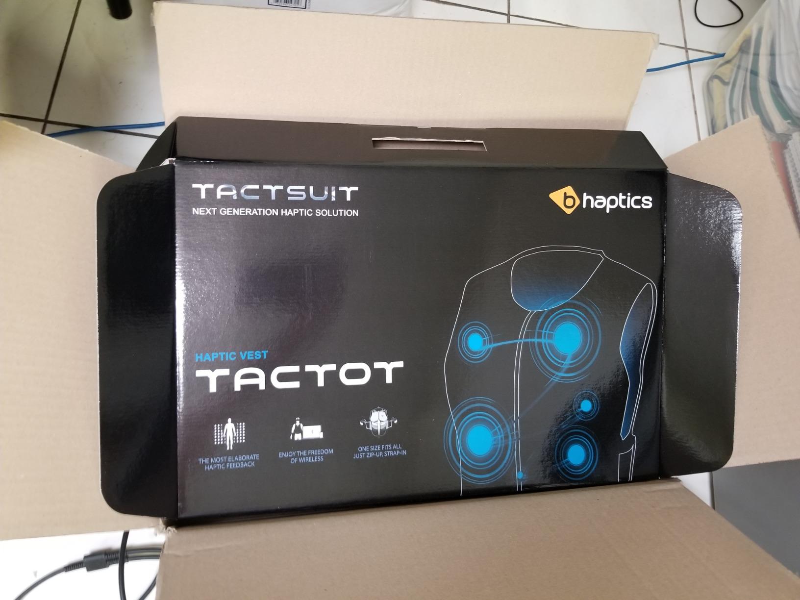 bHaptics haptic vest Tactot DK 3 for VR, PC gaming, music and movie - 40 vibration feedback points customer photo 2
