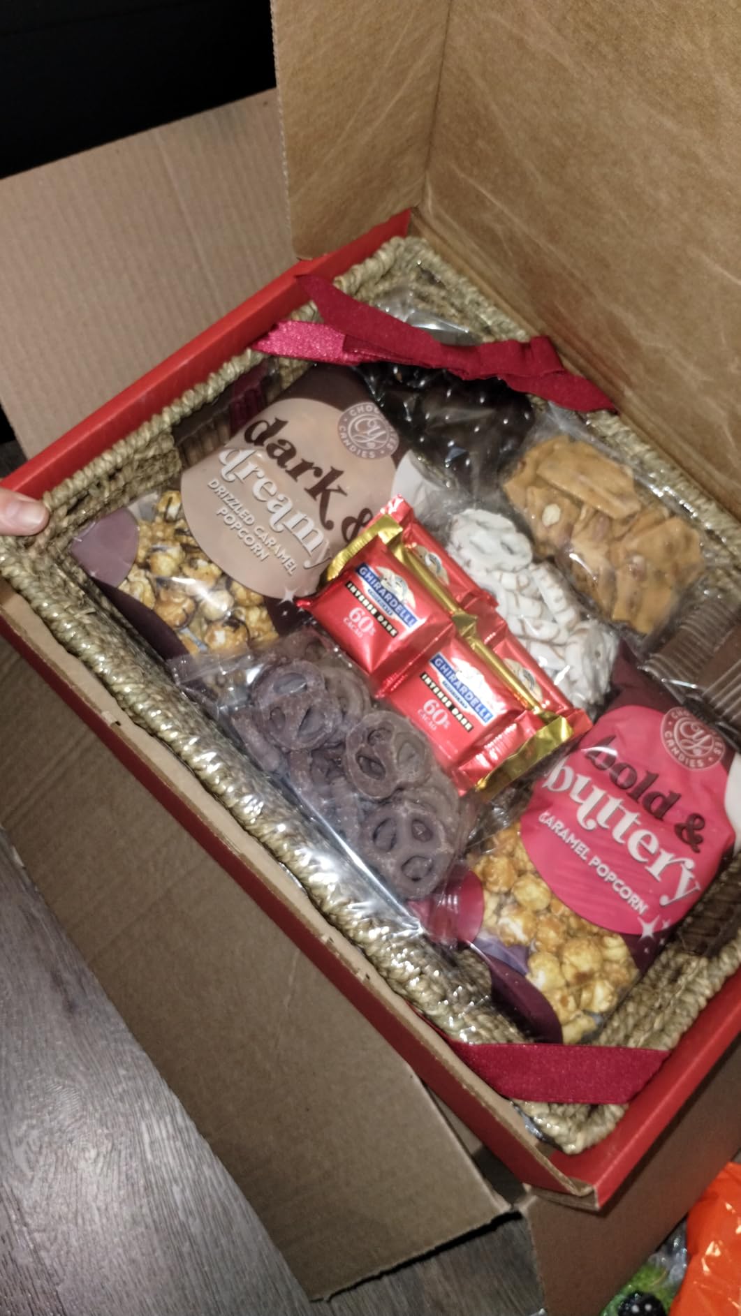 Valentine's Day Chocolate Caramel and Crunch Grand Gift Basket customer photo 1