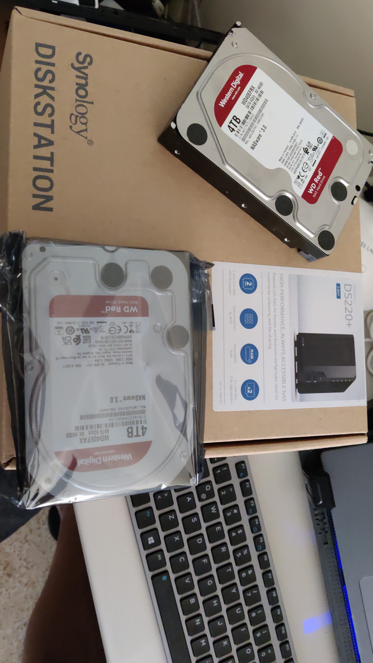 4TB WD Red NAS Internal Hard Drive HDD - 5400 RPM, SATA 6 Gb/s, SMR, 256MB Cache, 3.5