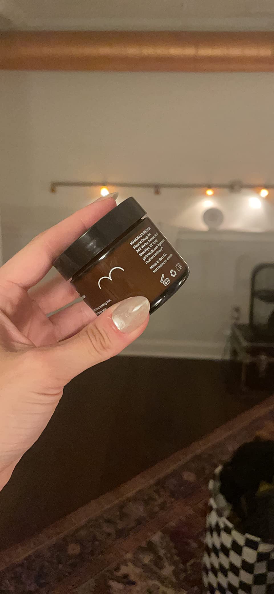 Maude Burn No. 1 - Hydrating + Skin-Softening Soybean + Jojoba Oil Massage Candle - Soothing Warm Massage Oil Candle with Notes of Amber, Lemongrass + Tonka Bean - Relaxing Self Care Gifts (4 oz) customer photo 2