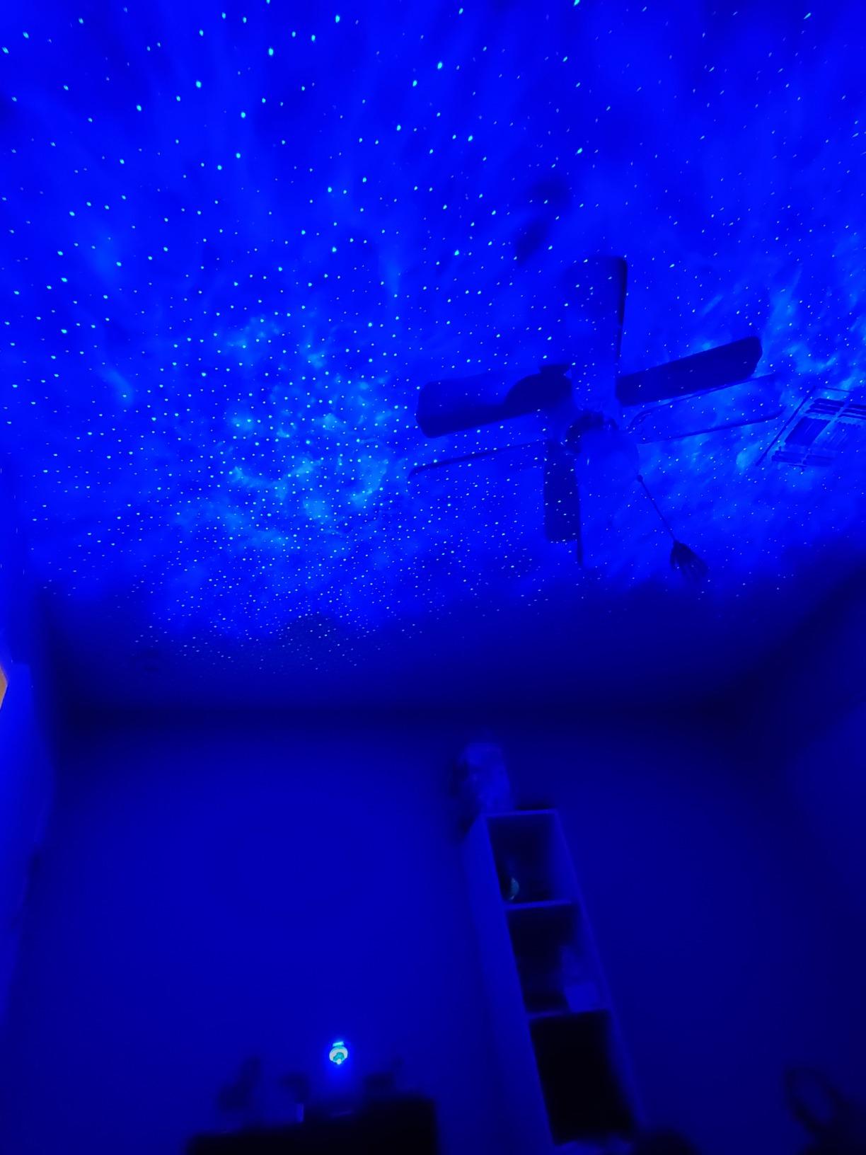 BlissLights Sky Lite - LED Laser Star Projector, Galaxy Projector, Nebula Light customer photo 1