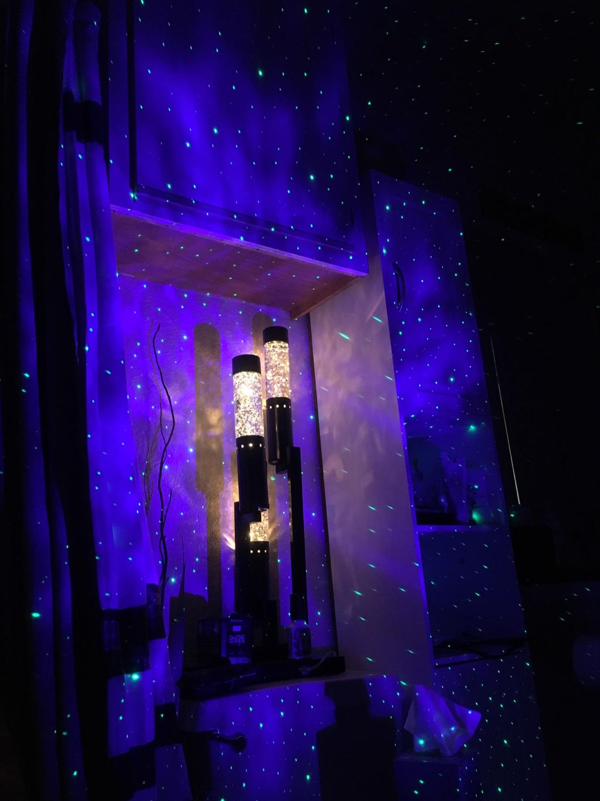 BlissLights Sky Lite - LED Laser Star Projector, Galaxy Projector, Nebula Light customer photo 2