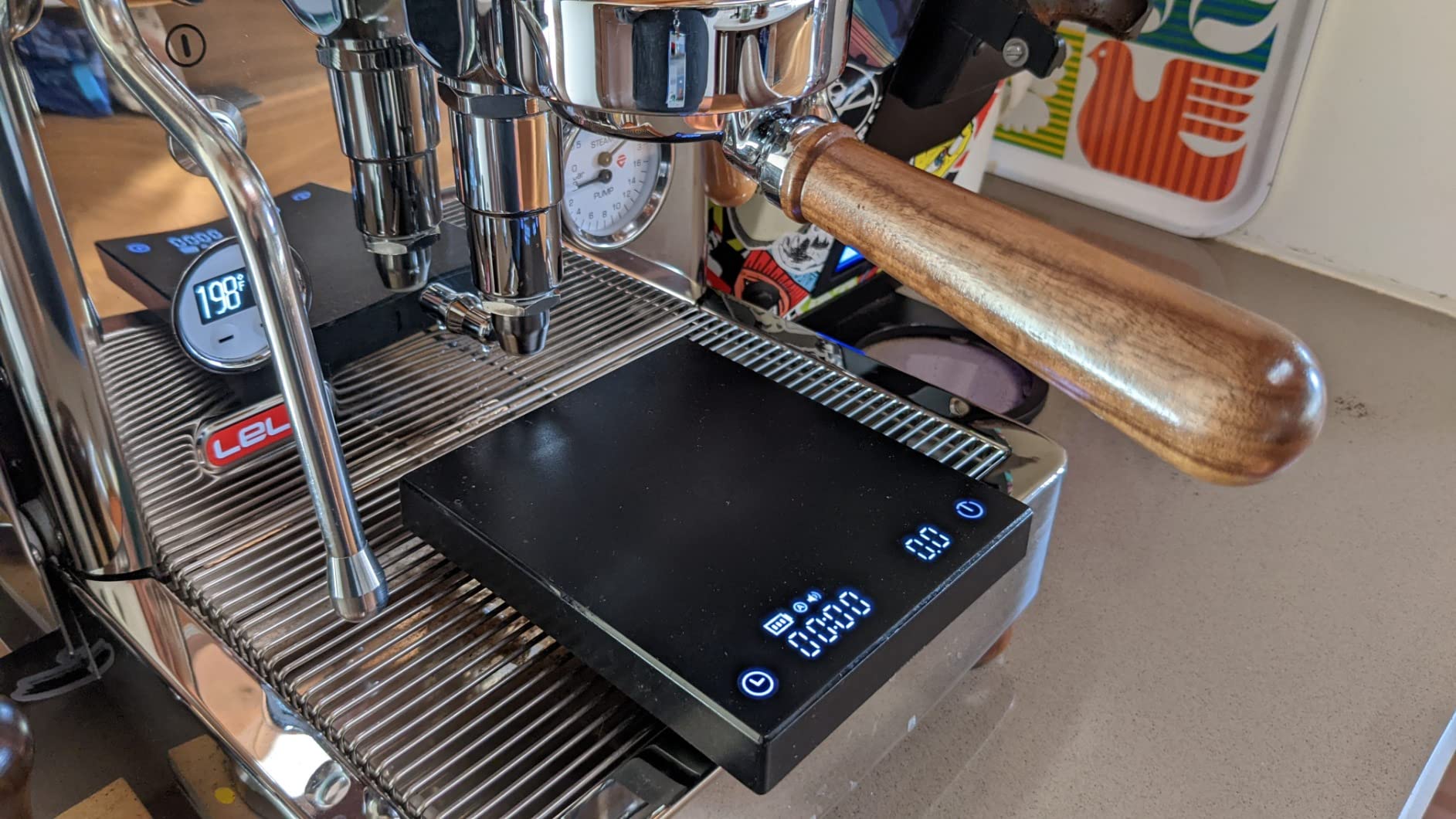 TIMEMORE Coffee Scale Basic 2.0 Electronic Espresso Scale with Timer, 2000 Grams and Water Flow Rate and Timer Function, Flow Rate Display 2024 Upgraded Version customer photo 1