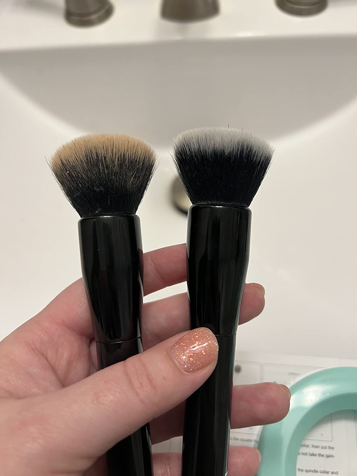 Senbowe Upgraded Makeup Brush Cleaner and Dryer Machine, Electric Cosmetic Automatic Brush Spinner with 8 Size Rubber Collars, Wash and Dry in Seconds, Deep Cosmetic Brush Spinner for Brushes customer photo 2