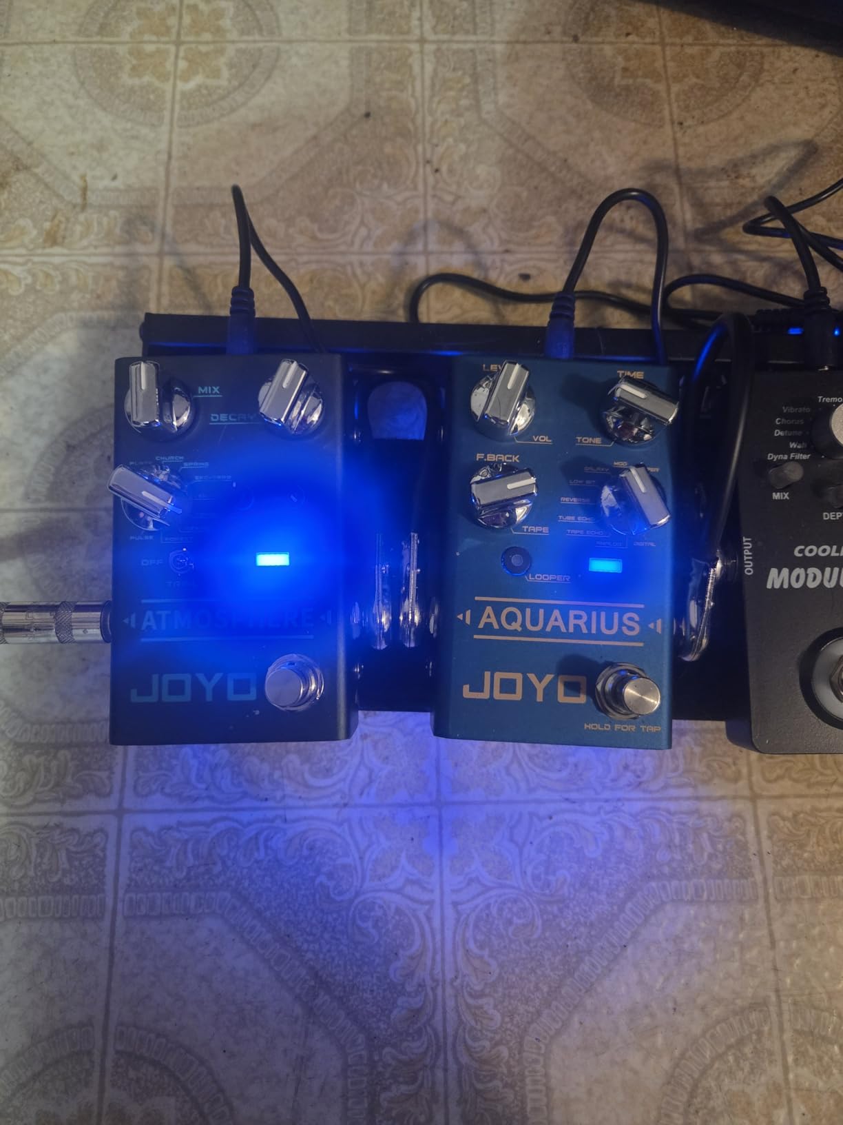 JOYO Reverb Pedal 9 Digital Reverb Types with Modulation and Trail Function for Electric Guitar Effect (Atmosphere R-14) customer photo 1