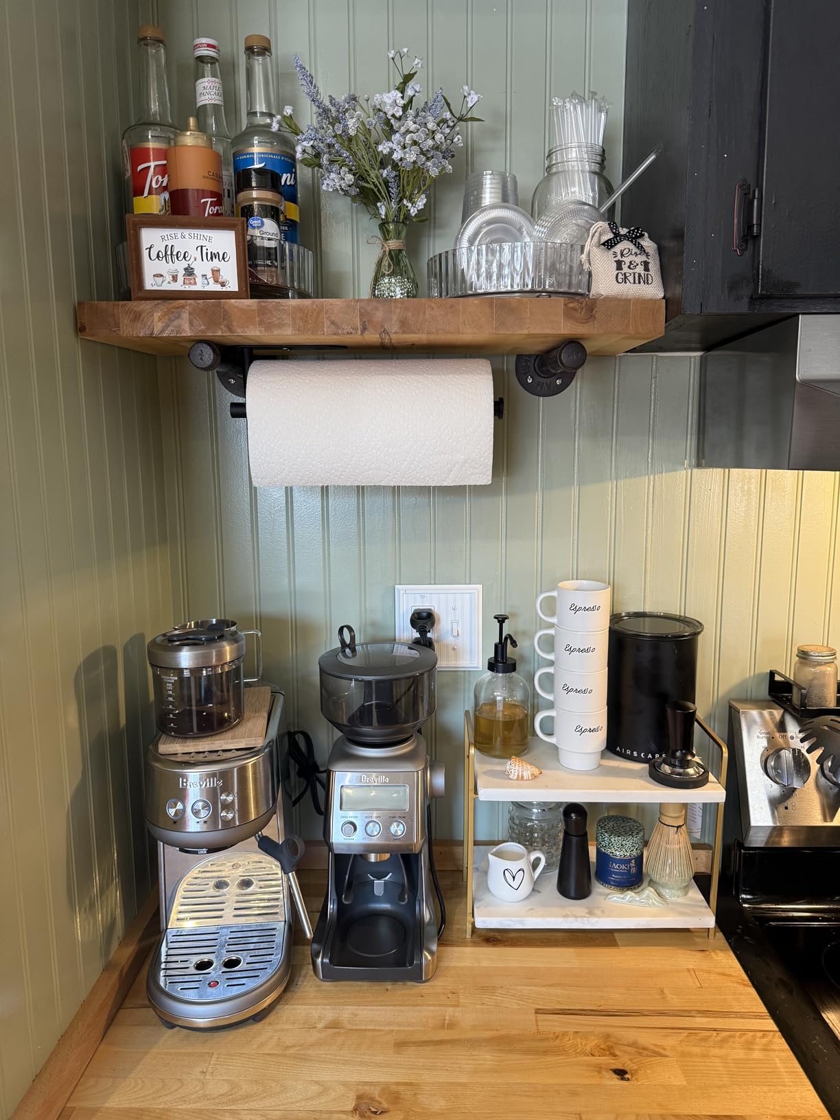 AirScape Planetary Design Stainless Steel Coffee Canister | Food Storage Container | US Patented Inner Plunger Lid REMOVES Excess Oxygen | Don't Buy airtight, Buy AIR-Less | (Medium, Matte Black) customer photo 1