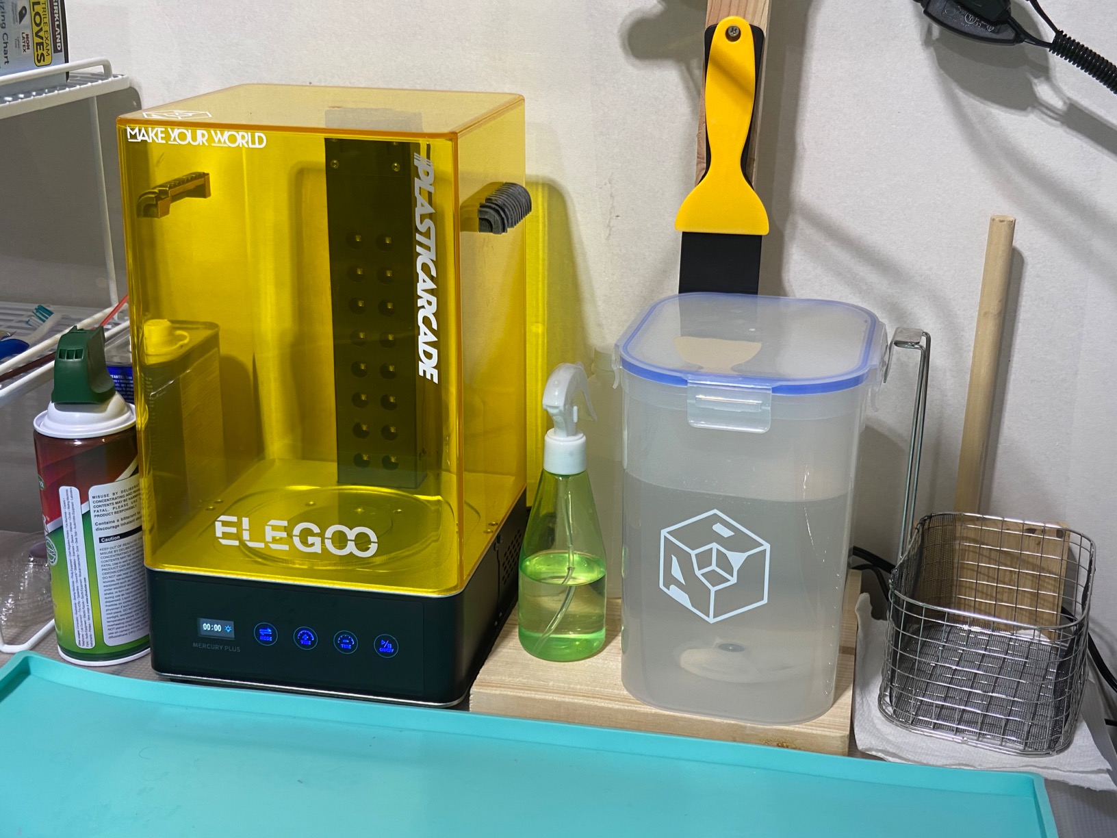 ELEGOO Mercury Plus 2.0 Wash and Cure Station V2 for Mars Photon S Photon Mono LCD SLA DLP 3D Printer Models customer photo 1