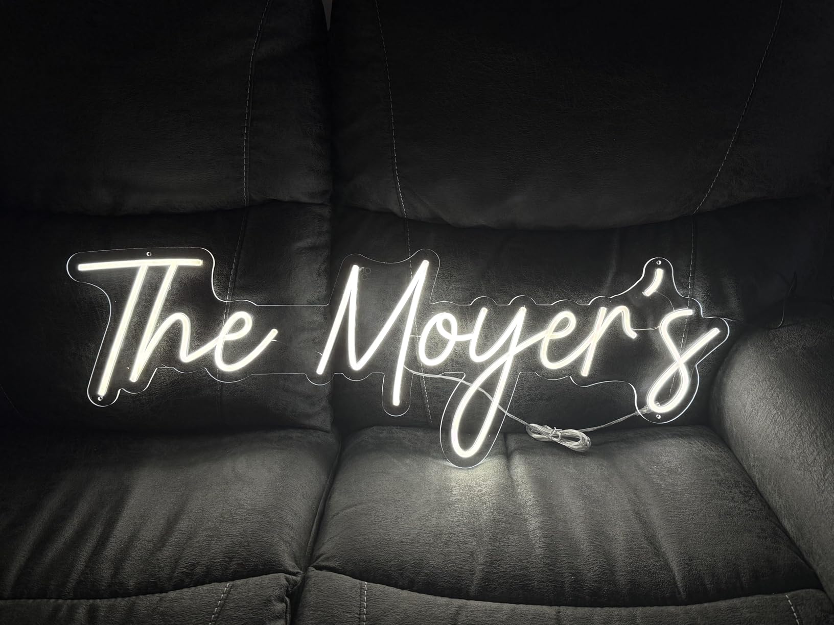 LC Sign Custom Neon Sign, LED Name Signs Customizable for Wedding Events Prom, Personalized Led Neon Light Gifts for Bedroom Wall Decor, Office Coffee Bar Shop Business Signs customer photo 1