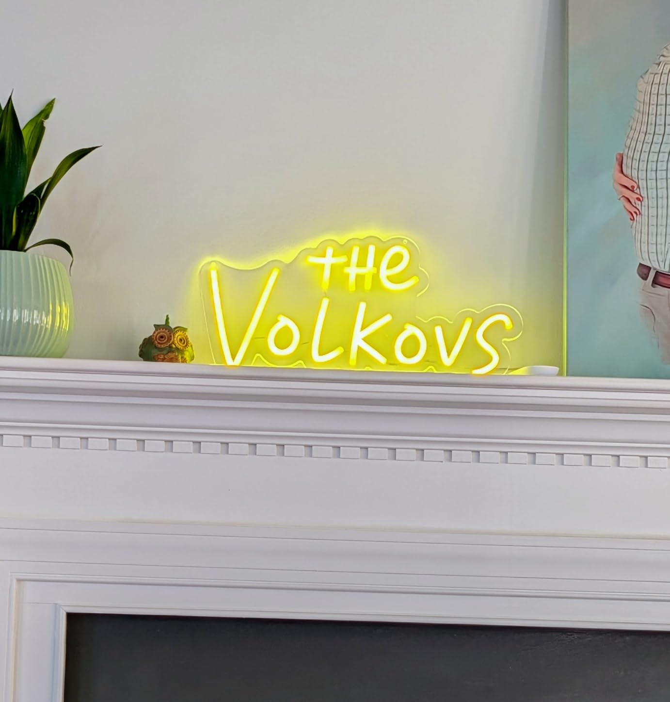 LC Sign Custom Neon Sign, LED Name Signs Customizable for Wedding Events Prom, Personalized Led Neon Light Gifts for Bedroom Wall Decor, Office Coffee Bar Shop Business Signs customer photo 2