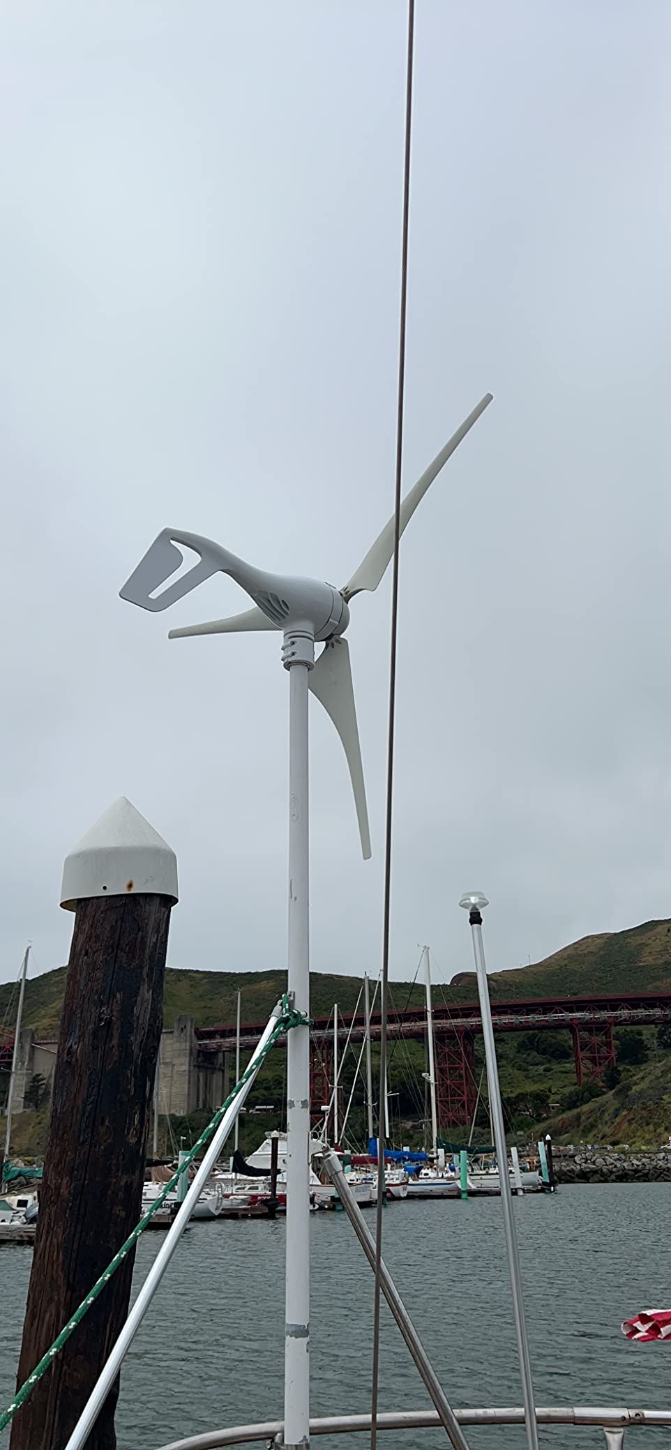 Pikasola Wind Turbine Generator 400W 24V - 3 Blade 2.5m/s Low Speed Starting With Charge Controller, Windmill for Home customer photo 2