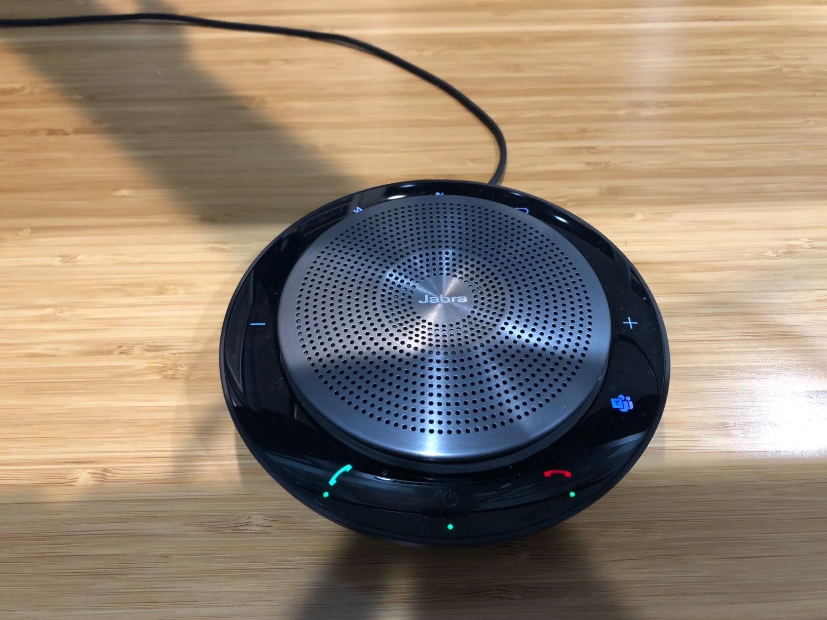 Jabra Speak 750 MS Wireless Bluetooth Speakerphone with Link 370 USB Adapter - Portable Conference Speaker for Holding Meetings Anywhere with Premium Audio - Certified for Microsoft Teams customer photo 1