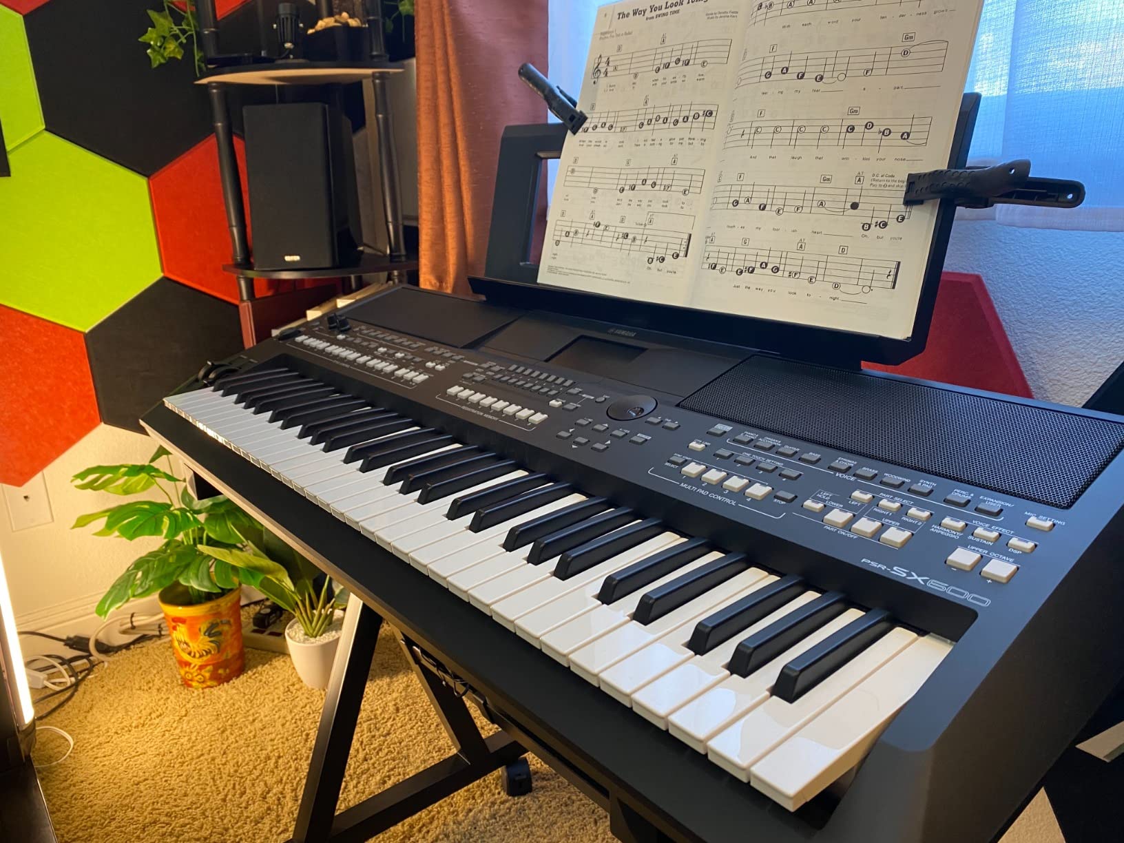 Yamaha PSR-SX600 61-Key Arranger Keyboard, Multiple Styles and Voices, Assignable Live Control Knobs, Black customer photo 1