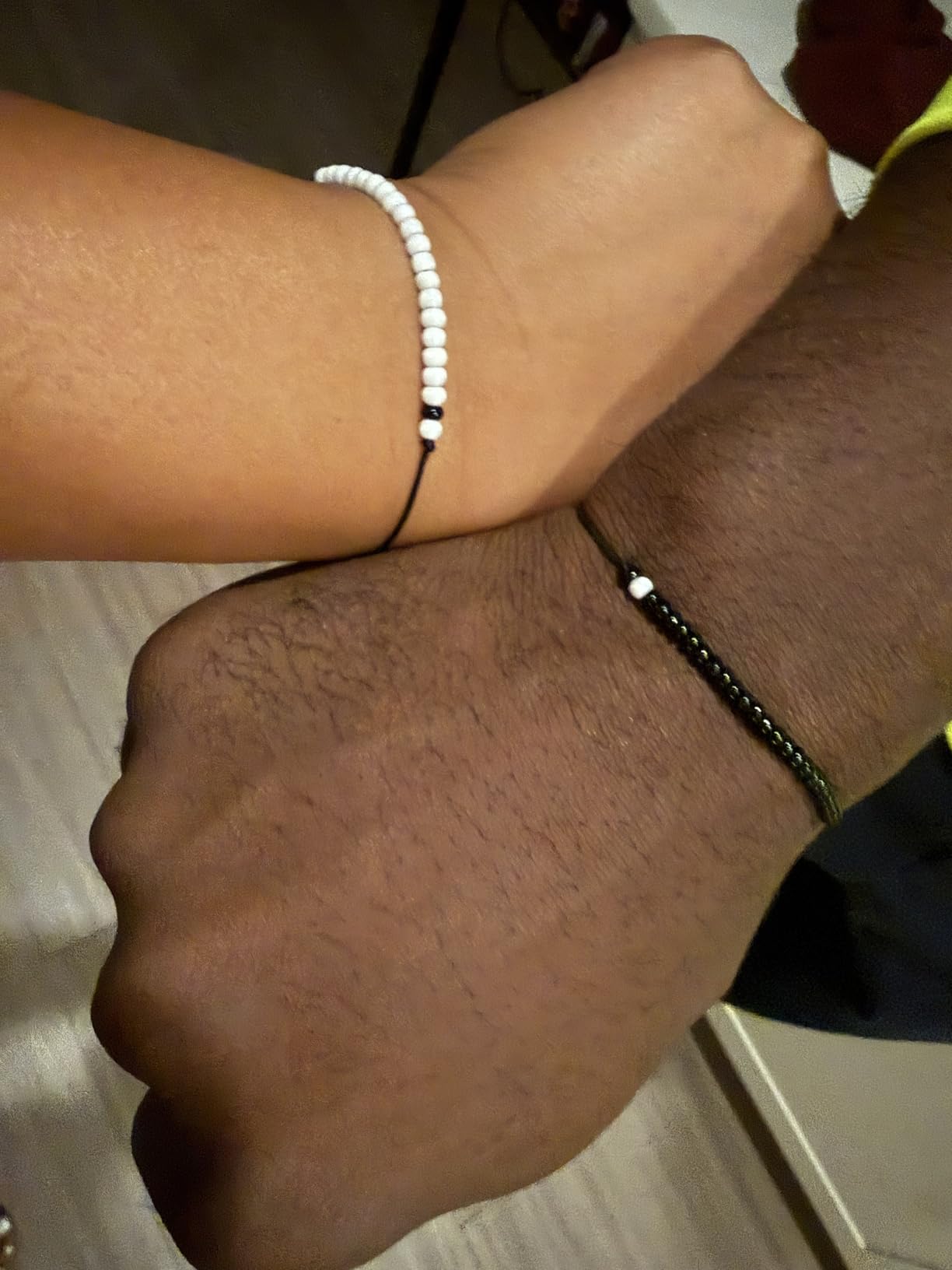 Pinky Promise Matching Bracelet for Couples Soulmate Man Distance Relationship Gifts for Women Men Him Her customer photo 1