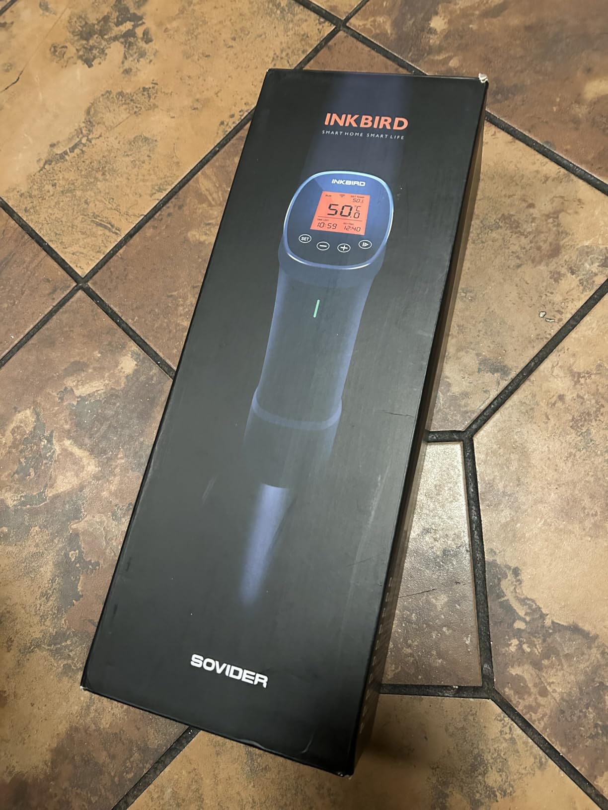 INKBIRD 2.4G Wifi Sous Vide Cooker ISV-200W, 1000W Sous Vide Machine, Remote Control Immersion Circulator with APP Recipes Timer Alarm Mobile Notification 3D Water Heating Ultra-Quiet customer photo 1