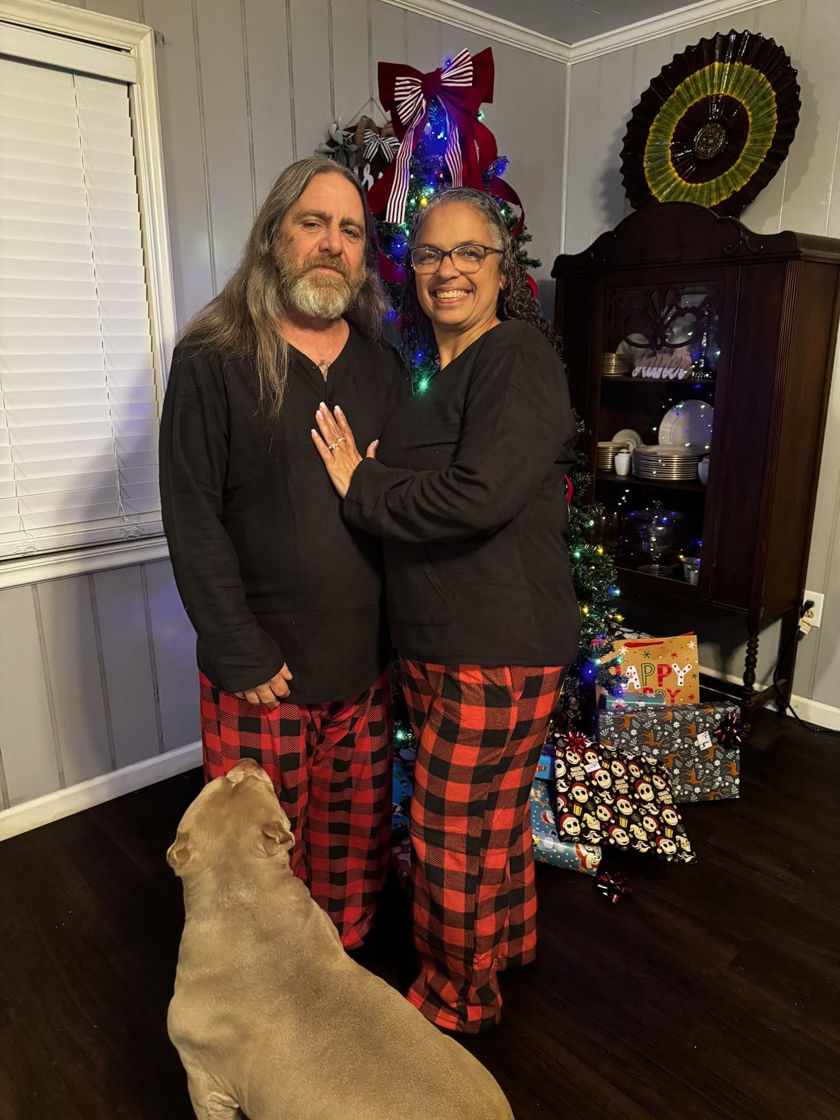 Couple Pajama Sets, Plaid Pajama Set for Men and Women Soft Warm Pjs Set customer photo 1