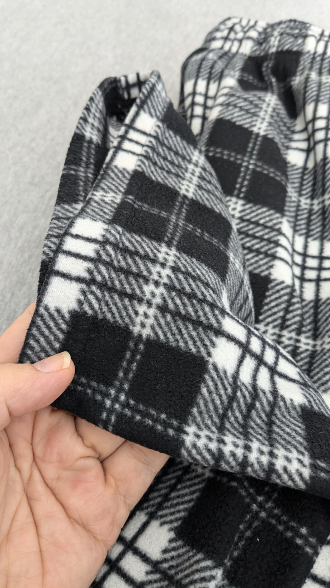 Couple Pajama Sets, Plaid Pajama Set for Men and Women Soft Warm Pjs Set customer photo 2