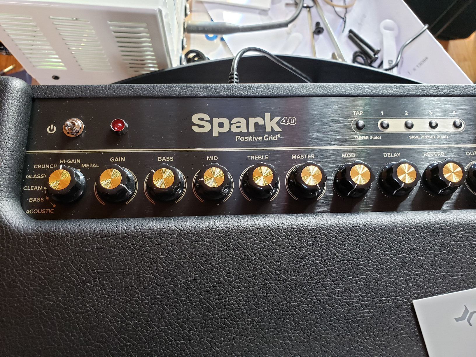 Spark 40-Watt Combo Practice Guitar Amplifier Electric Bass and Acoustic Guitar Amp with Spark Mobile App customer photo 1