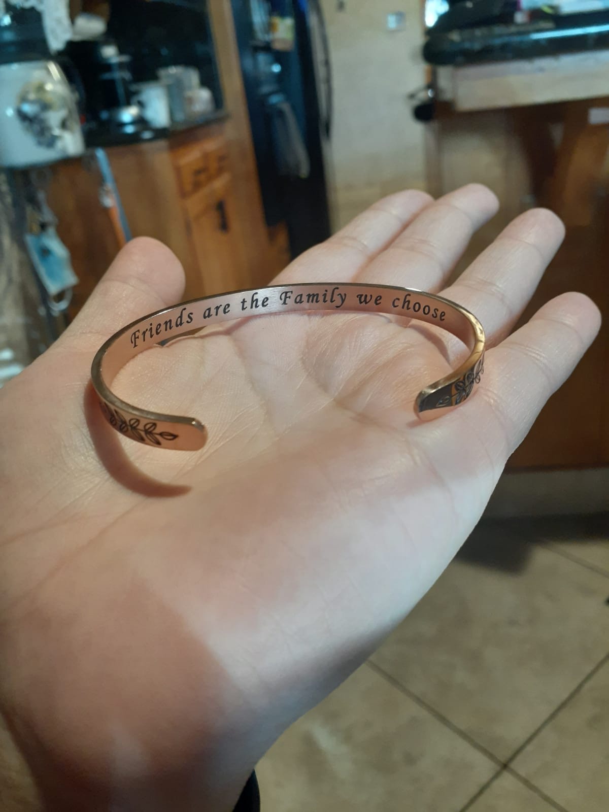 M MOOHAM Quote Mantra Bracelet Funny Inspirational Jewelry Gifts for Best Friend, Adjustable customer photo 1