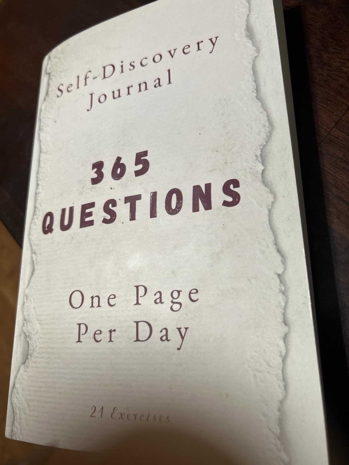 365 Questions, One Page Per Day: A One Year Self-Discovery Journal customer photo 1