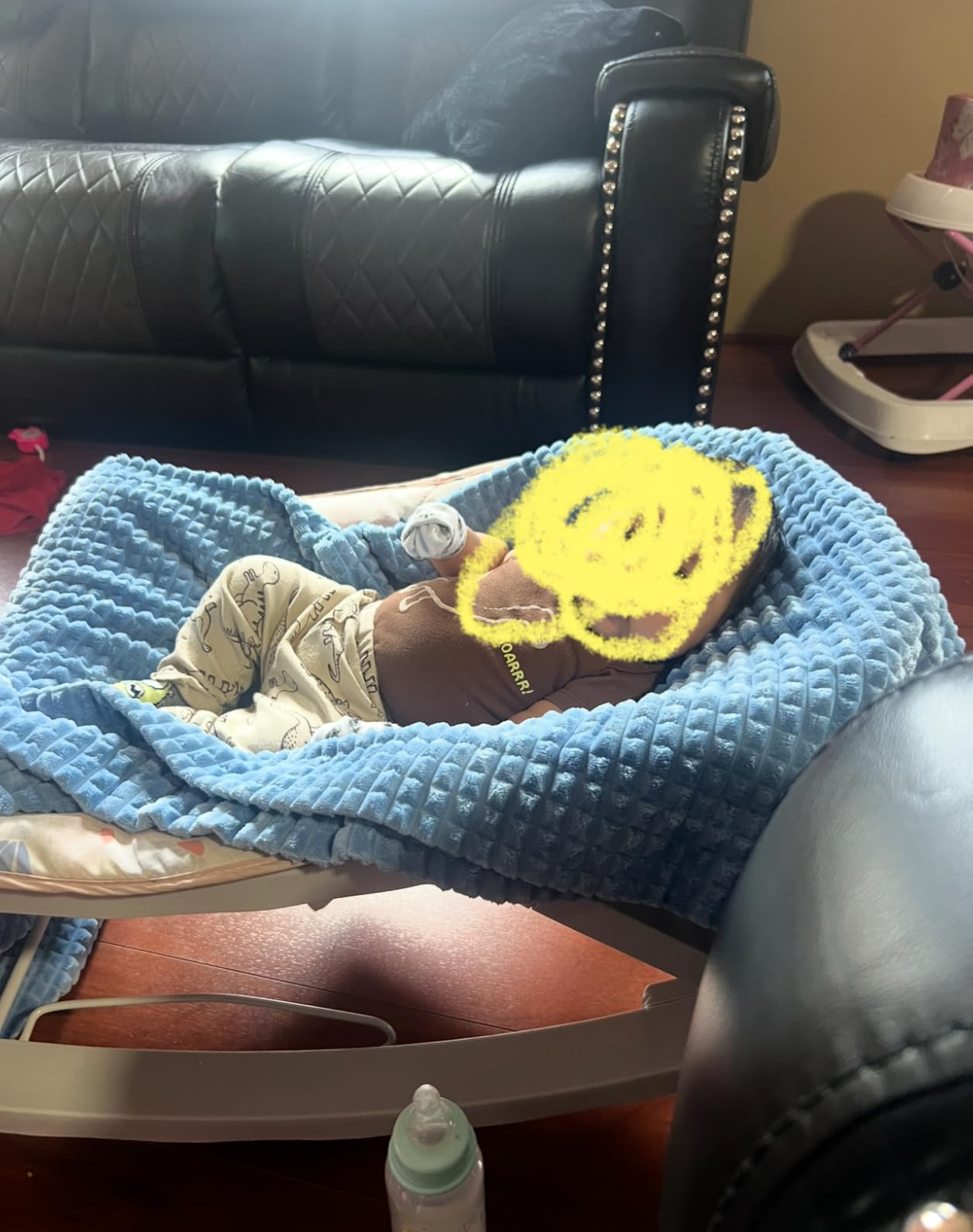 Ingenuity Keep Cozy 3-in-1 Grow with Me Vibrating Baby Bouncer, Seat & Infant to Toddler Rocker, Vibrations & Toy Bar, 0-30 Months Up to 40 lbs (Weaver) customer photo 2