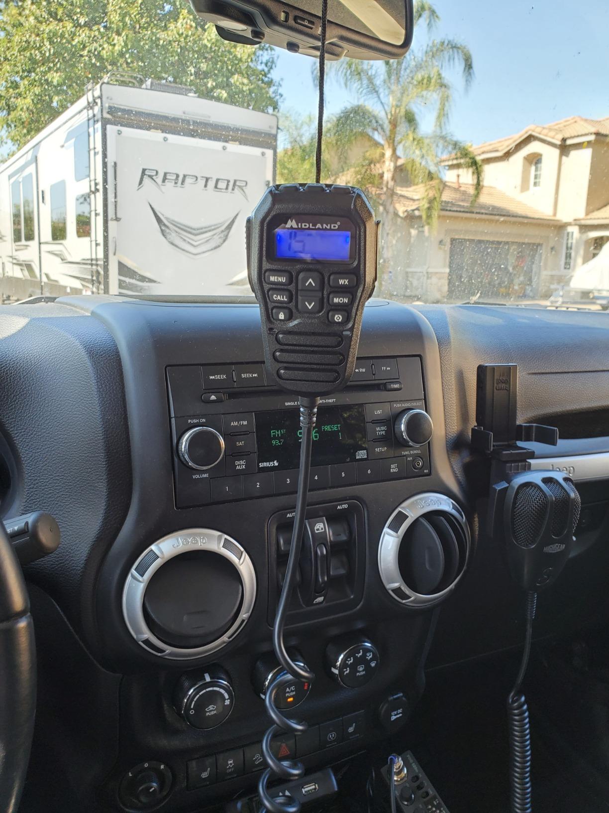 Midland - MXT275VP4-15 Watt GMRS MicroMobile Two-Way Radio - ATVs UTVs and Other Off-Road Vehicles - Overlanding Gear - Extended 3dB gain Roll Bar Mount Antenna Microphone Extension Cable customer photo 2