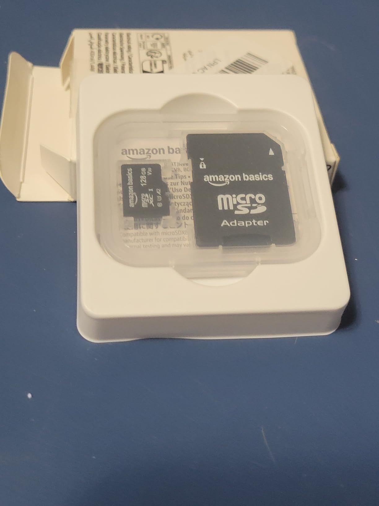 Amazon Basics Micro SDXC Memory Card with Full Size Adapter, A2, U3, Class 10, Read Speed up to 100 MB/s, 128 GB, Black customer photo 2