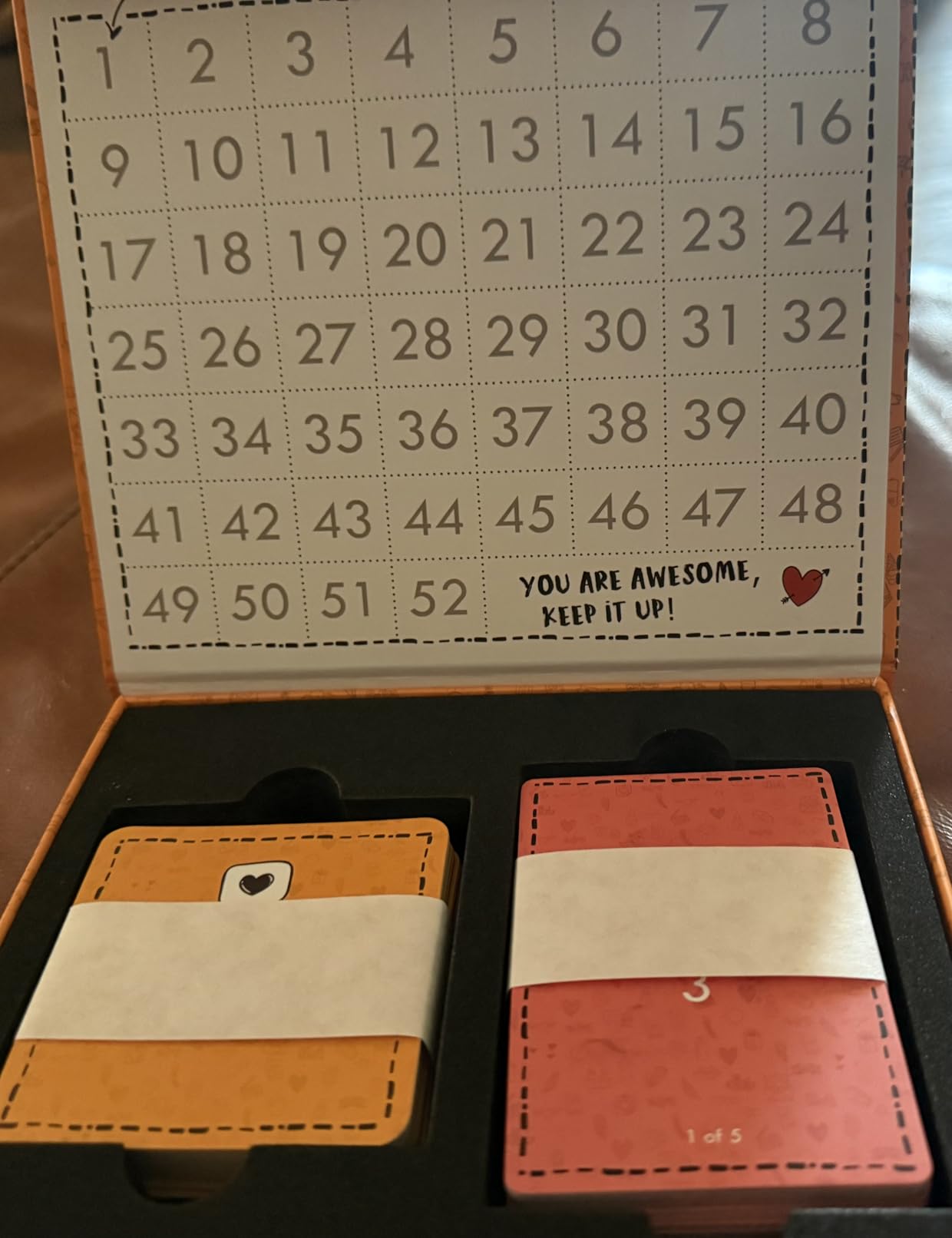 One Year of Love - Meaningful Romantic Gift for Couples | A Weekly Relationship Ritual with 52 Guided Experiences to Reconnect & Strengthen Your Relationship customer photo 1