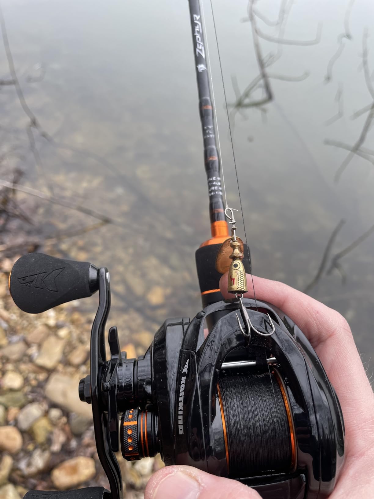 KastKing Zephyr Bait Finesse Baitcasting Reel, Carbon Fiber Fishing Reel - Drag Clicker Version, 7.2:1 Gear Ratio - 5.6oz Lightweight Bait Finesse System Casting Reel customer photo 2