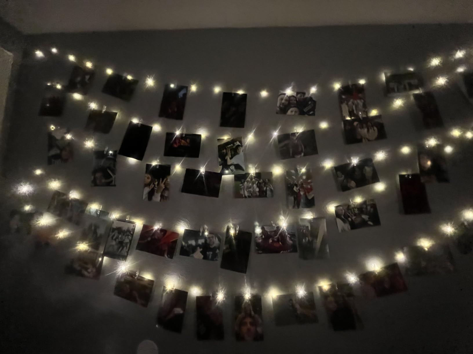 Teen Girl Gifts Trendy Stuff: Aesthetic 40Ft 120LED Hanging Picture Fairy Lights with 50 Clips - 8 Modes & Timer, Waterproof - Trendy Teenager Girl Gift for Birthday Christmas, Dorm Bedroom Wall Decor customer photo 1