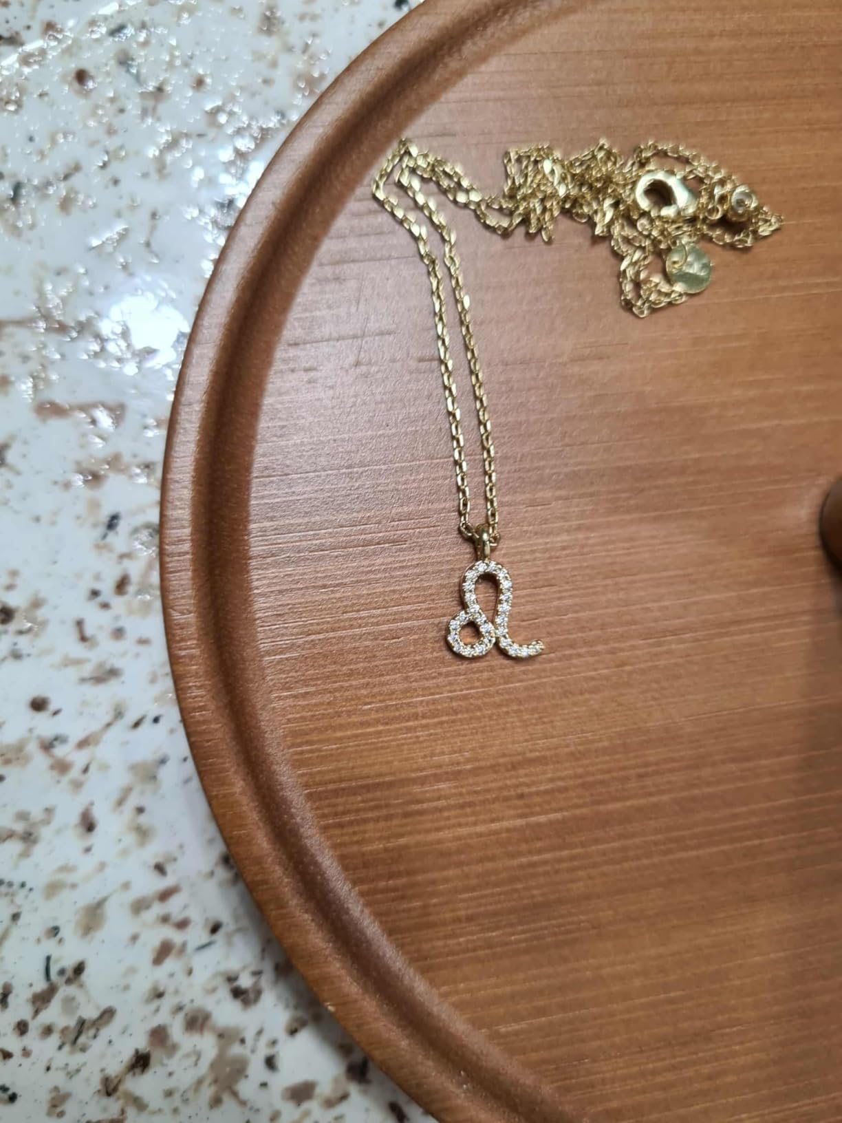 14K Gold Plated Cubic Zirconia Astrology Necklaces for Women - Zodiac Pendant Jewelry Gifts - Zodiac Sign Pendant Necklaces customer photo 1