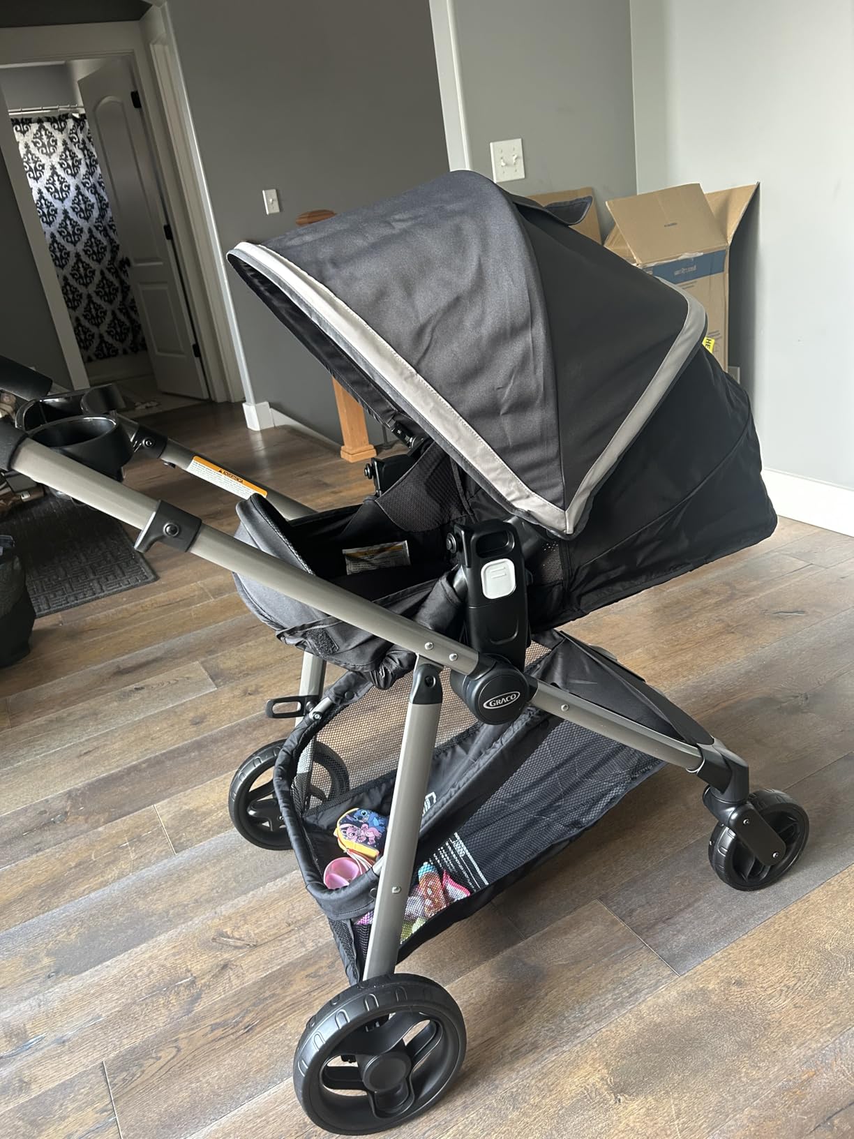 Graco Modes Element LX Travel System, 3-in-1 Modular Carseat Stroller Combo, Infant Car Seat Carrier to Toddler Stroller, Includes the SnugRide Lite LX Car Seat, Redmond customer photo 1