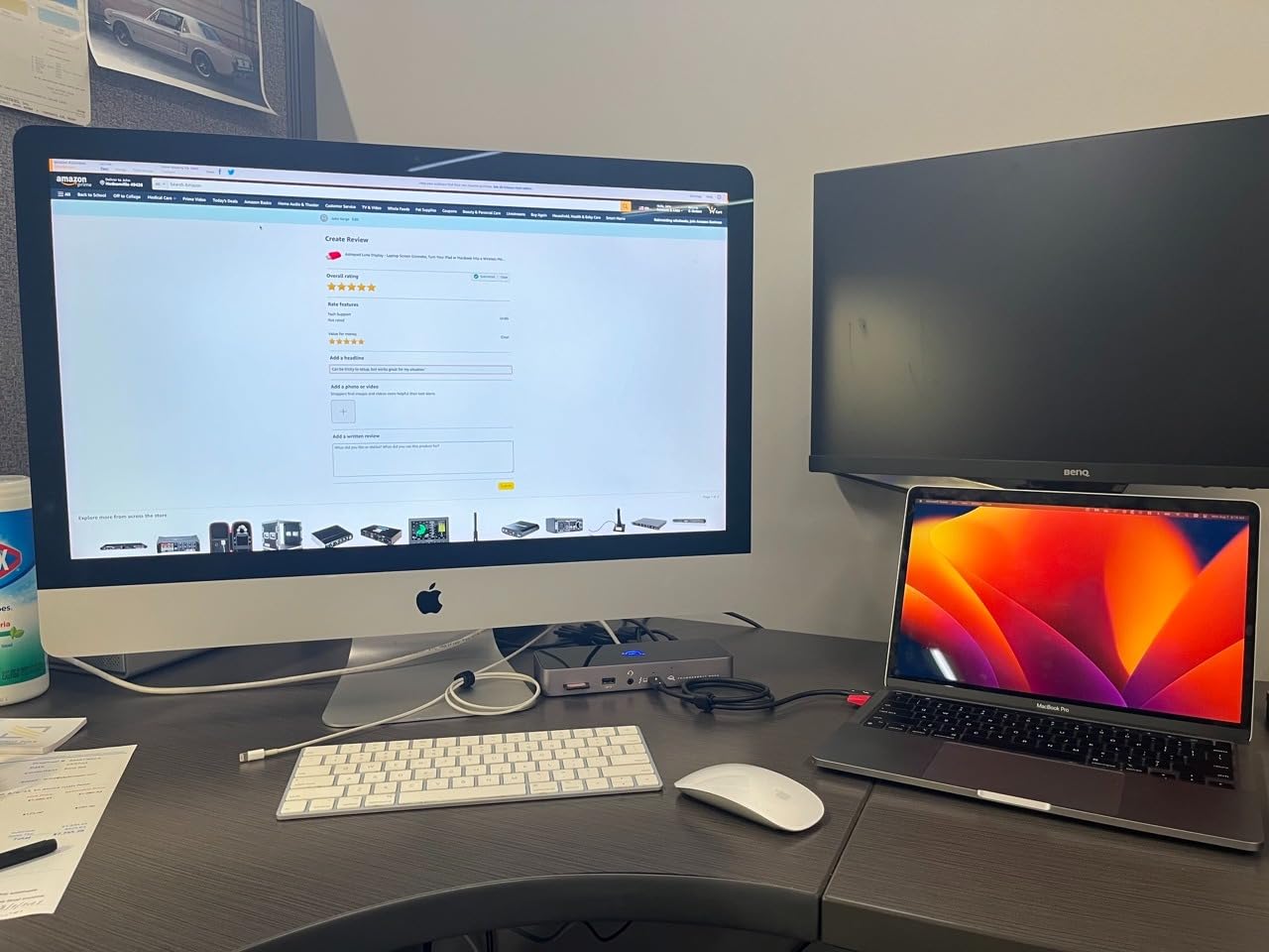 OWC 11-Port Thunderbolt Dock, 96W Charging, Single 8K Display or Dual 5K displays, 3 x Thunderbolt, 4 x USB, GbE, SD, Compatbile M1/M2 Macs, Thunderbolt 3 Macs, Thunderbolt 4 PCs, and USB-C Devices customer photo 1